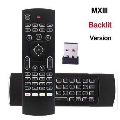 صفحه کلید کنترل از راه دور دارای نور پس زمینه چند منظوره برای Google Android / Smart TV